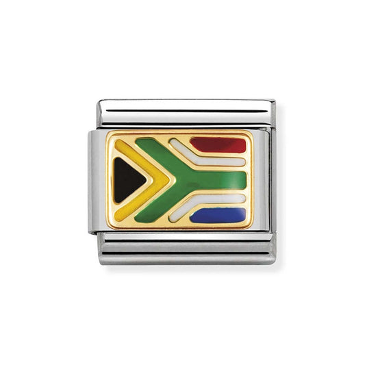 Nomination South Africa Flag Charm