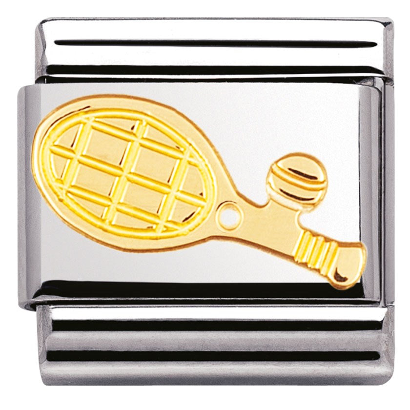 Nomination Tennis Racket Charm
