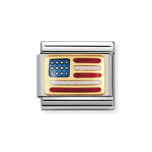 Nomination USA Flag Charm
