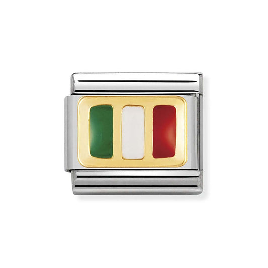 Nomination Italian Flag Charm