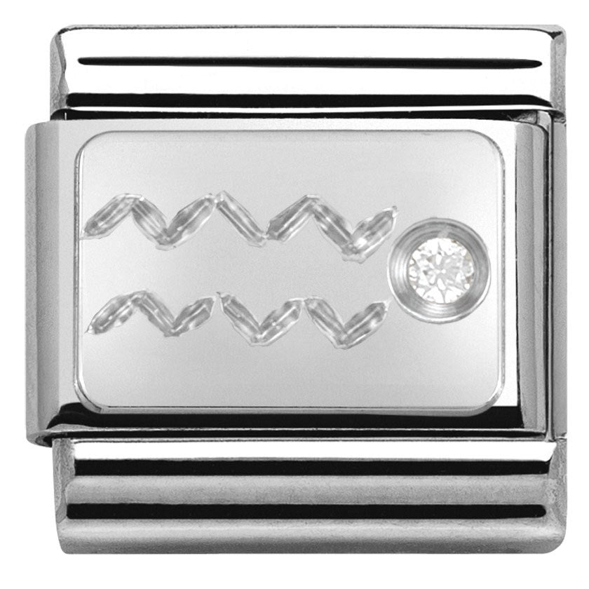 Nomination Aquarius Zodiac Charm