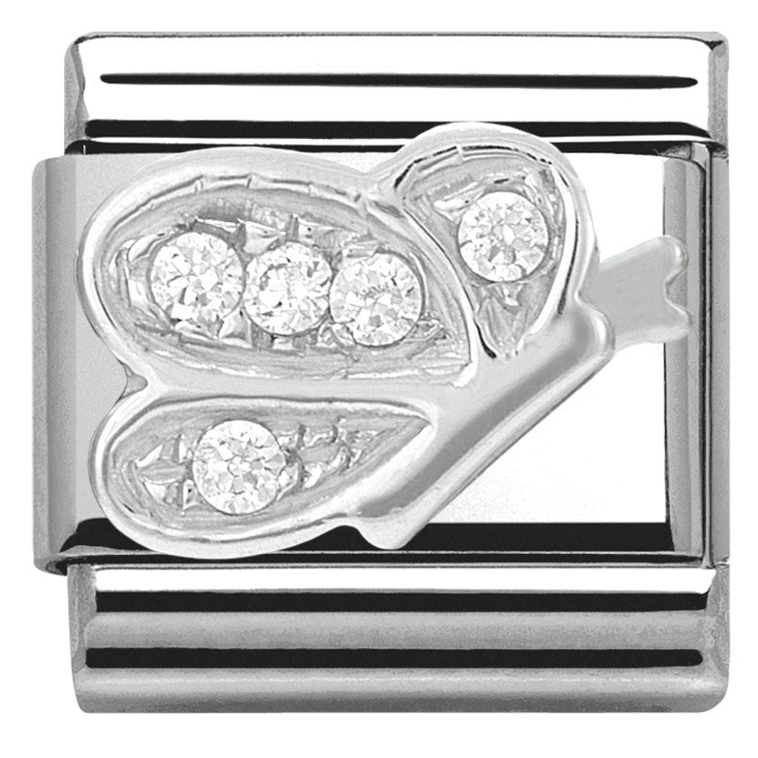 Nomination Cubic Zirconia Butterfly Charm