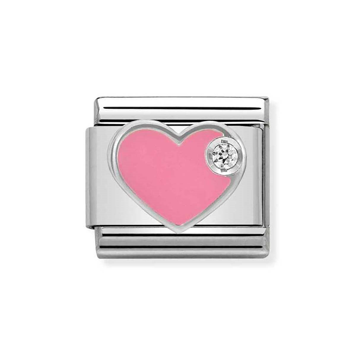 Nomination Pink Heart Charm