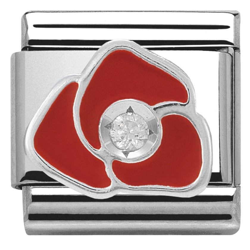 Nomination Red Rose Charm
