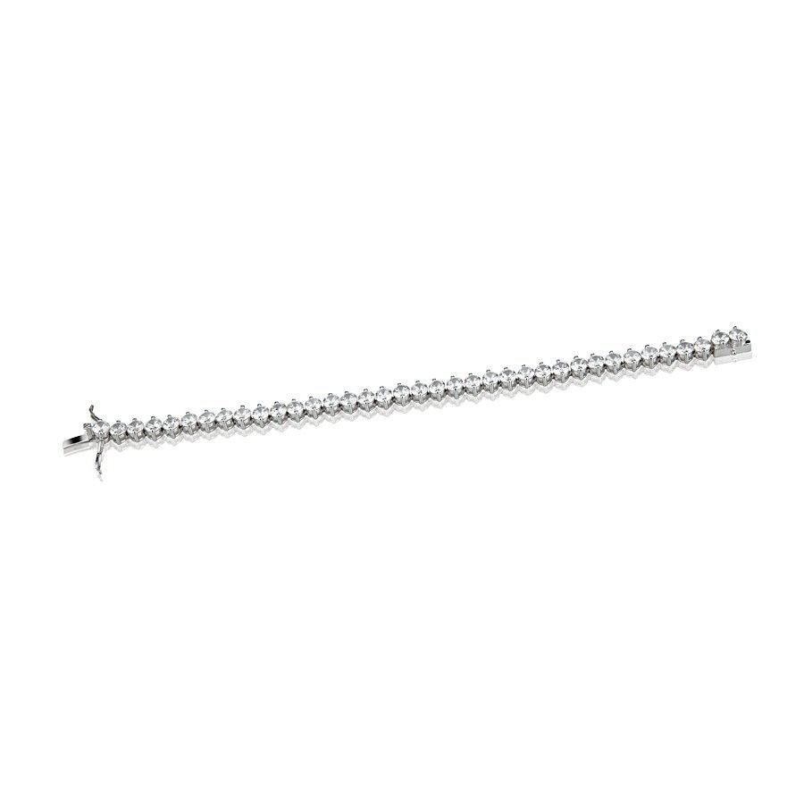 Argento Cubic Zirconia Tennis Bracelet