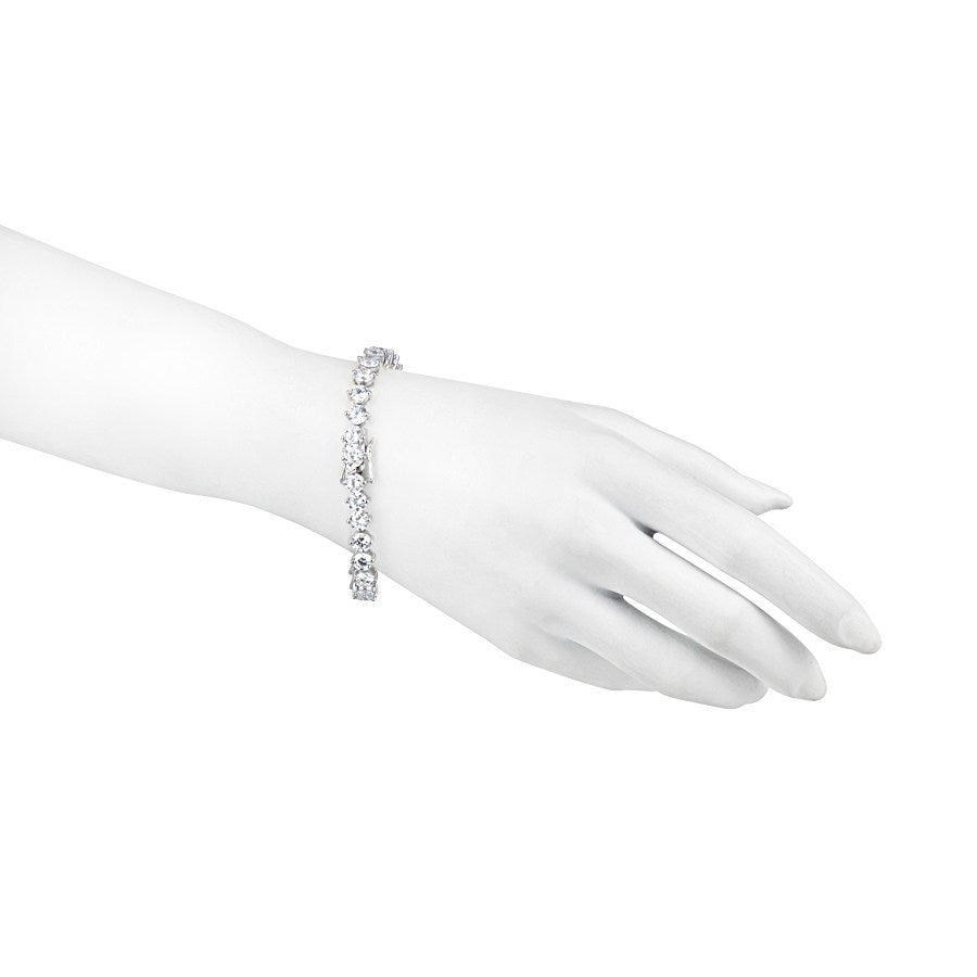 Argento Cubic Zirconia Tennis Bracelet