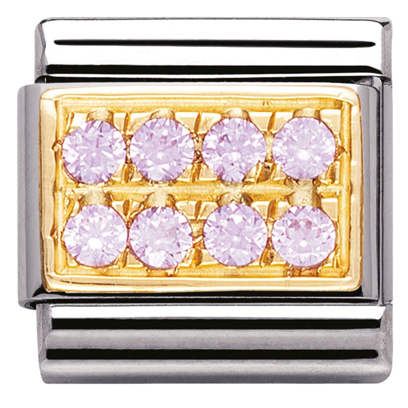 Nomination Charm Pavecz Pink