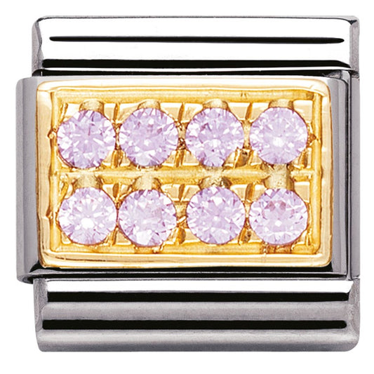 Nomination Charm Pavecz Pink