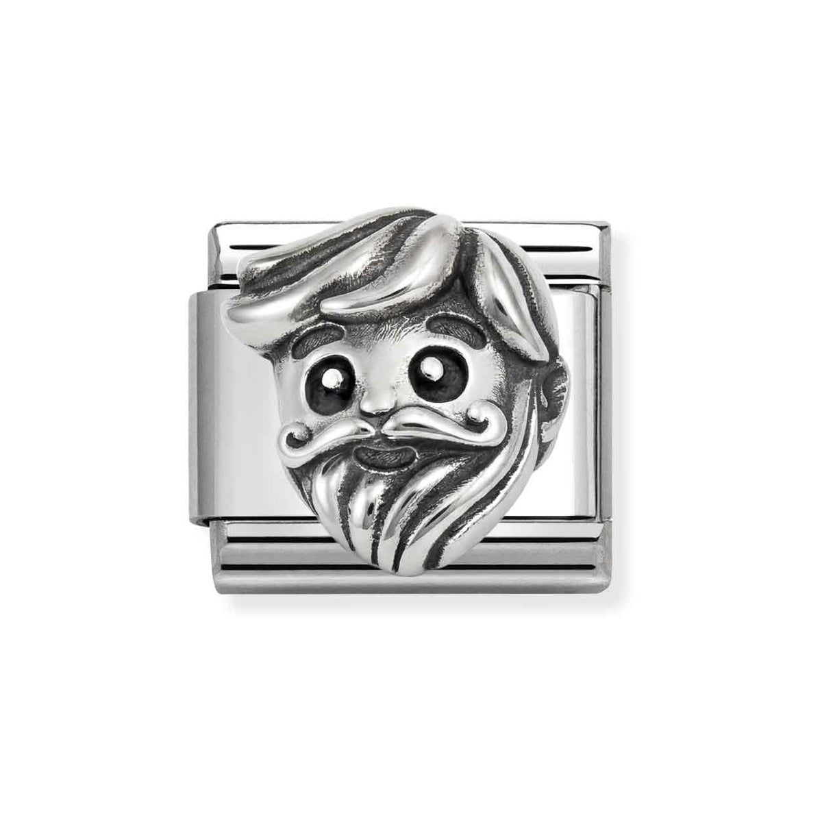 Silver 3D Grandpa Charm