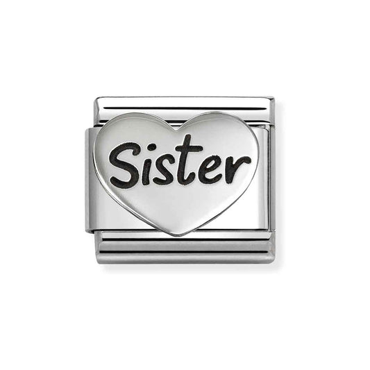 Silver Sister Charm