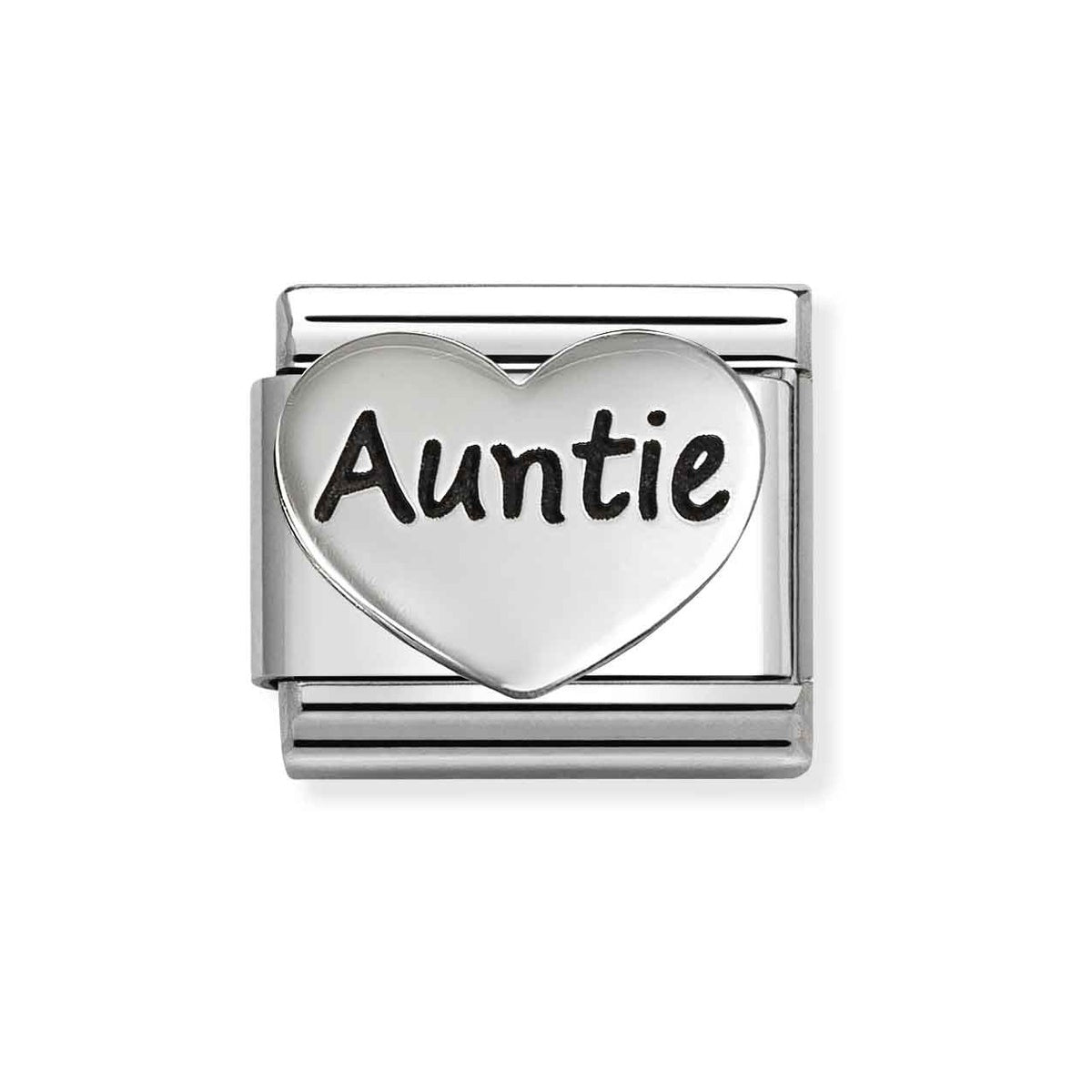 Silver Auntie Charm