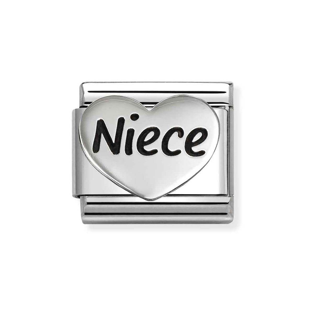 Silver Niece Charm
