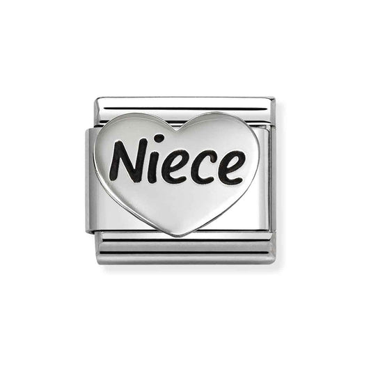 Silver Niece Charm
