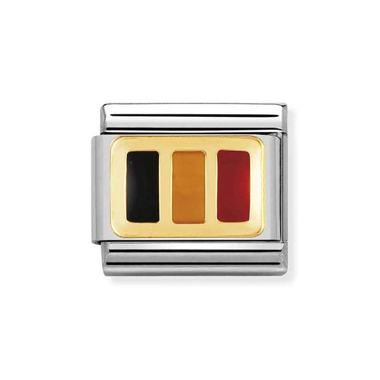 Nomination Belgium Flag Charm