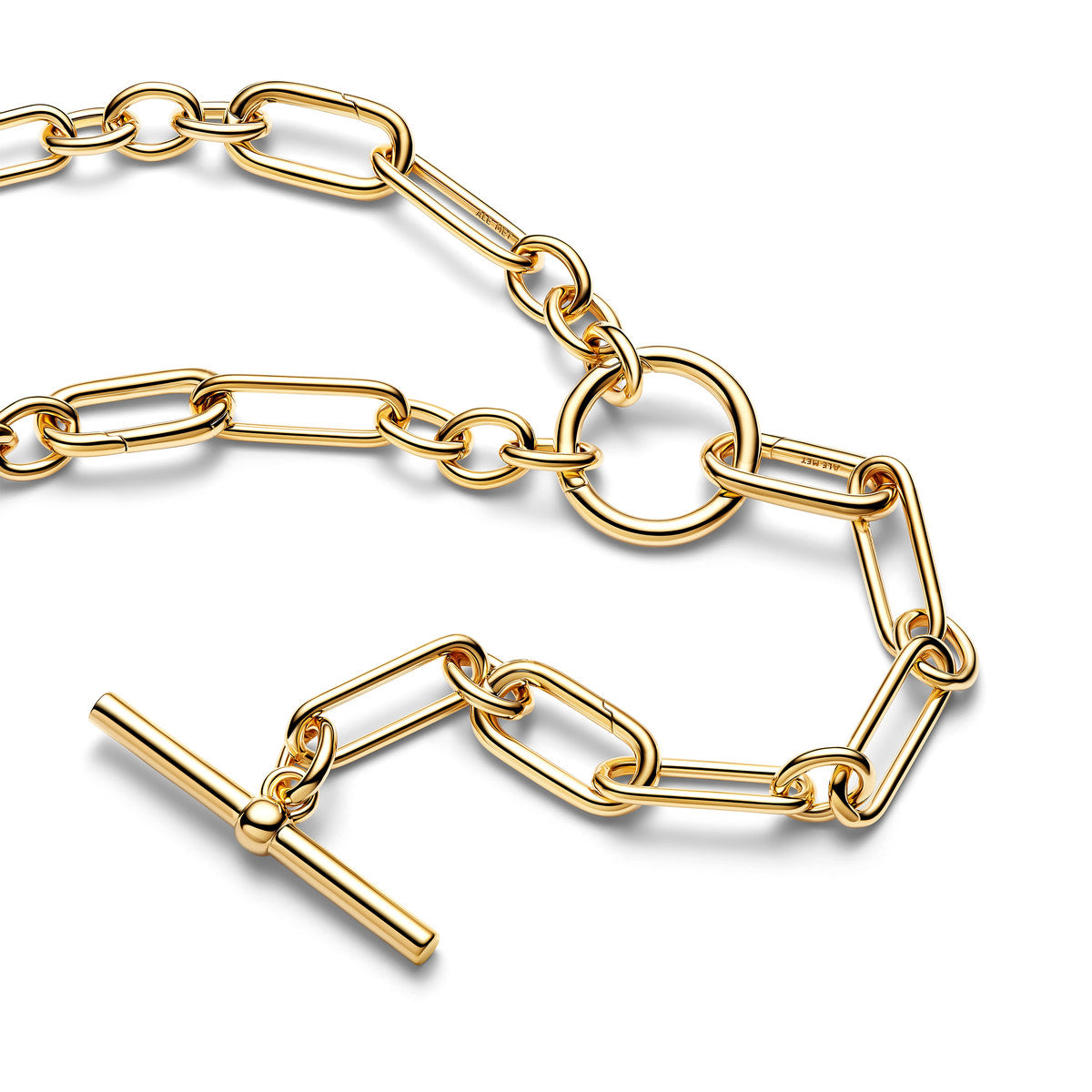 Pandora Gold Chan Link T-bar Necklace