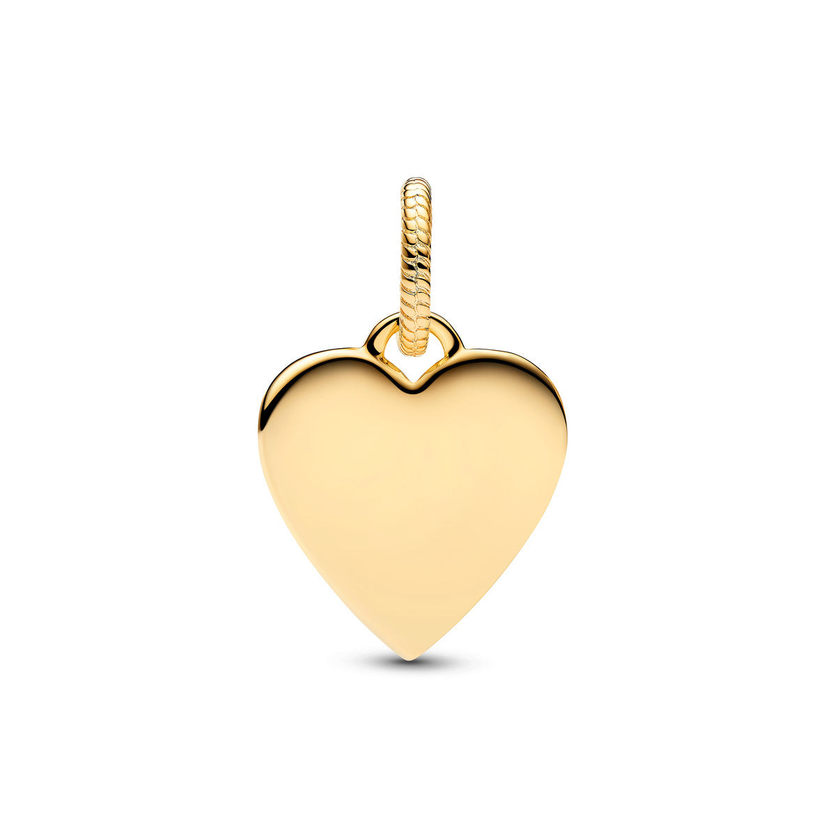 Pandora Gold Engravable Heart Charm