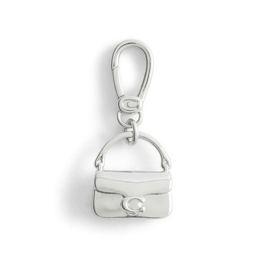 Coach Silver Tabby Handbag Charm