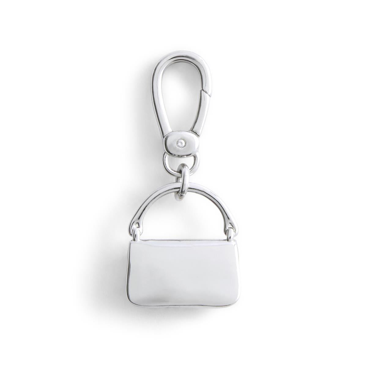 Coach Silver Tabby Handbag Charm