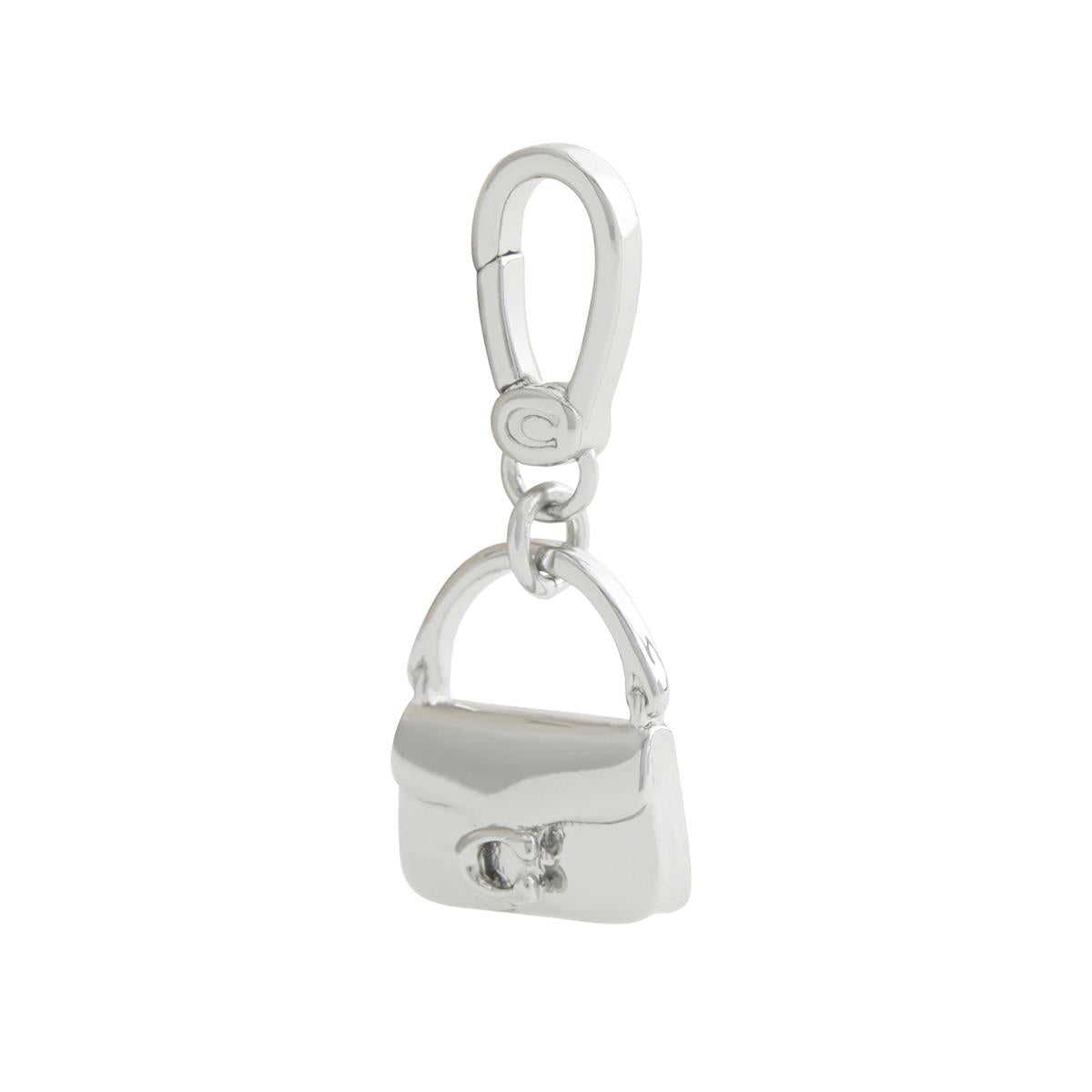 Coach Silver Tabby Handbag Charm