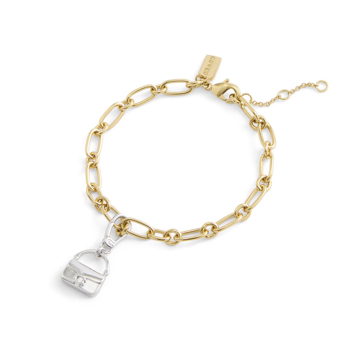 Coach Silver Tabby Handbag Charm