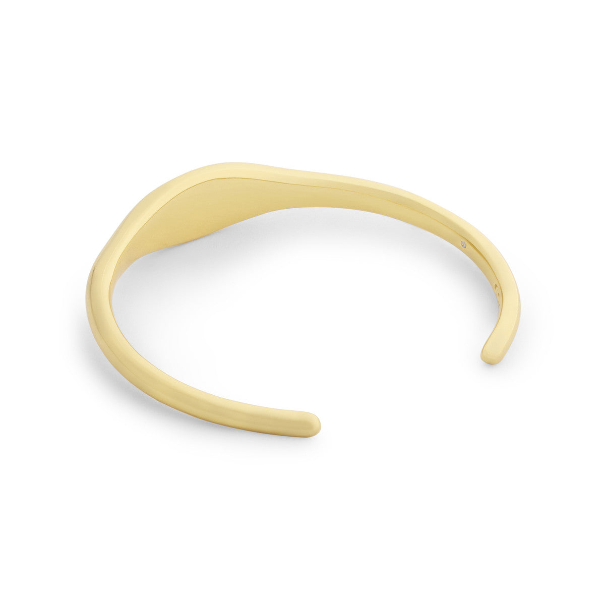 Coach Gold C Pavé Signet Cuff Bangle