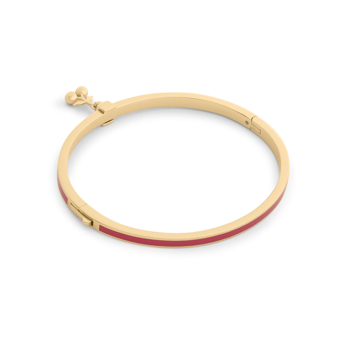Coach Gold Cherry Chram Red Boxed Bangle