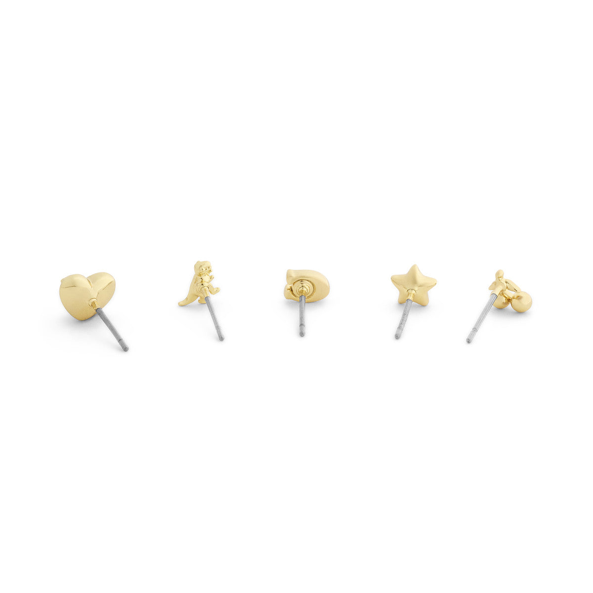 Coach Gold Mixed Motif 5 Studs Boxed