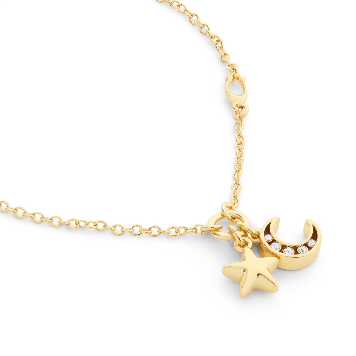 Coach Gold Boxed Star Moon Bracelet