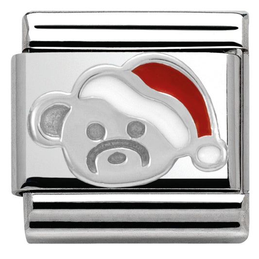 Nomination SilverShine Christmas Teddy Charm