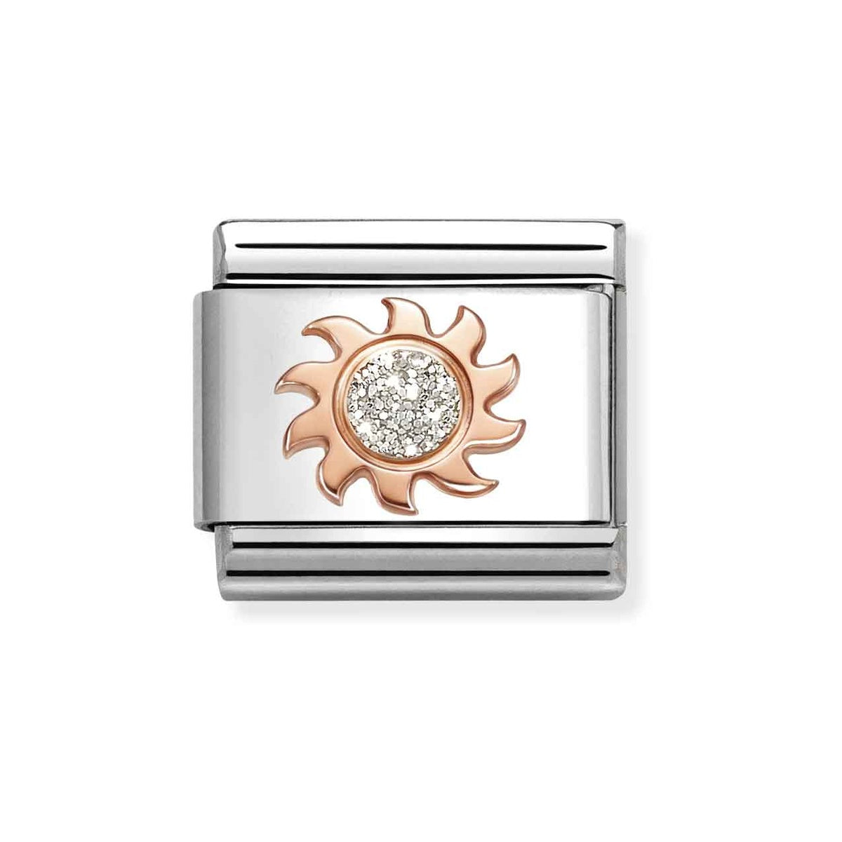 Rose Gold Sun Charm
