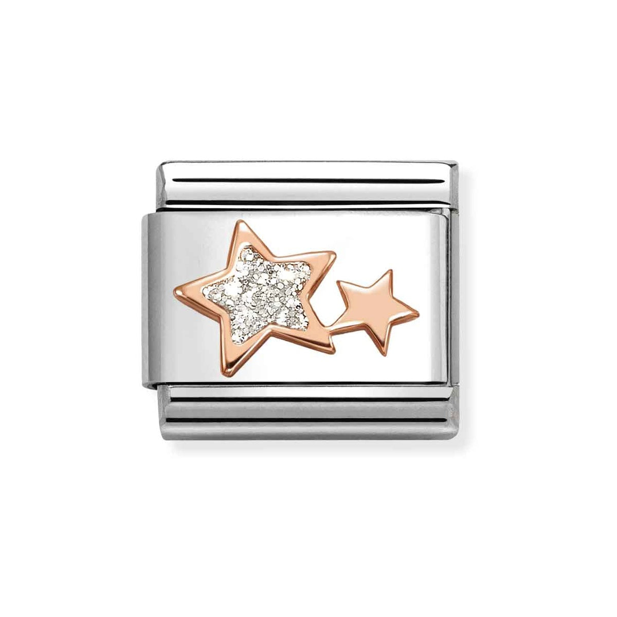 Rose Gold Stars Charm