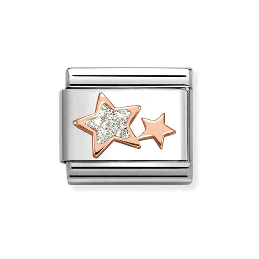 Rose Gold Stars Charm
