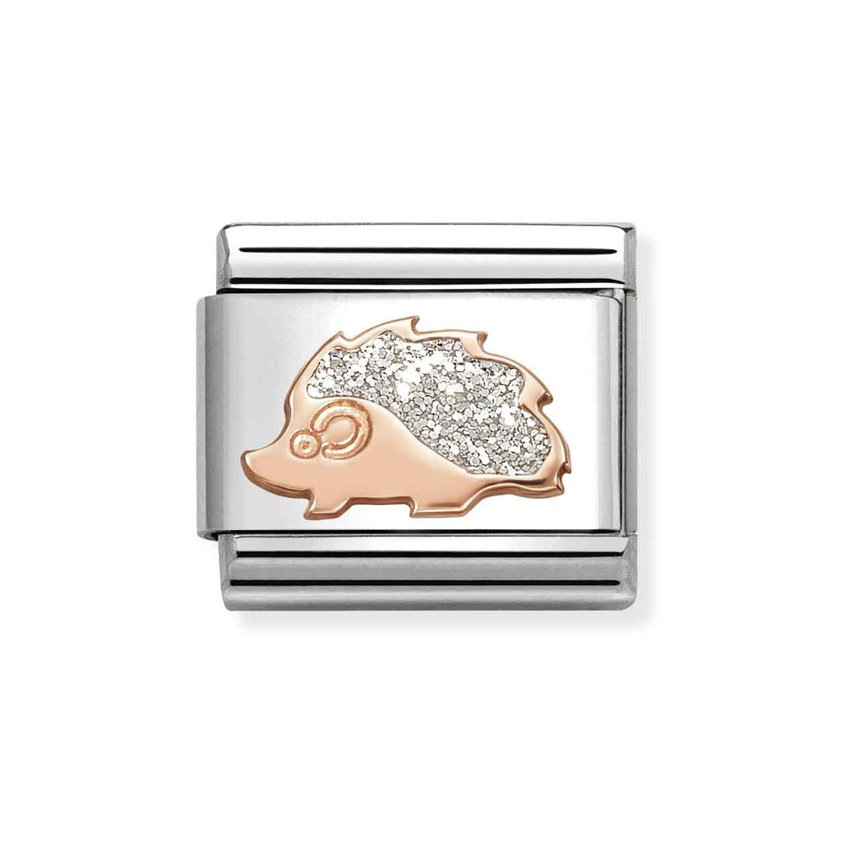 Rose Gold Hedgehog Charm