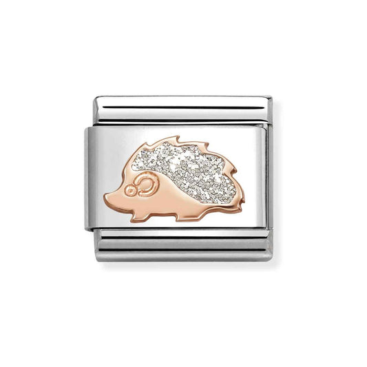 Rose Gold Hedgehog Charm