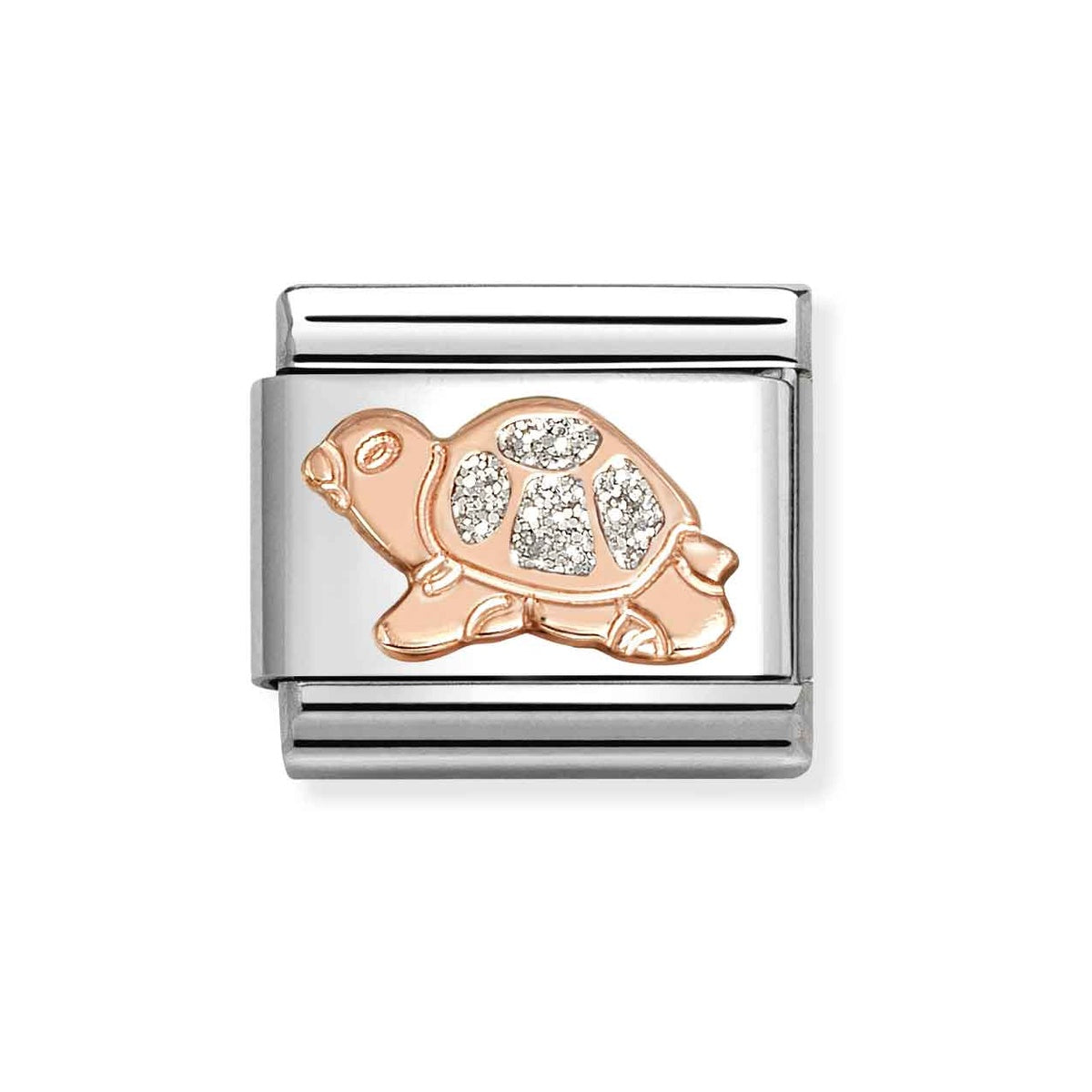 Rose Gold Turtle Charm