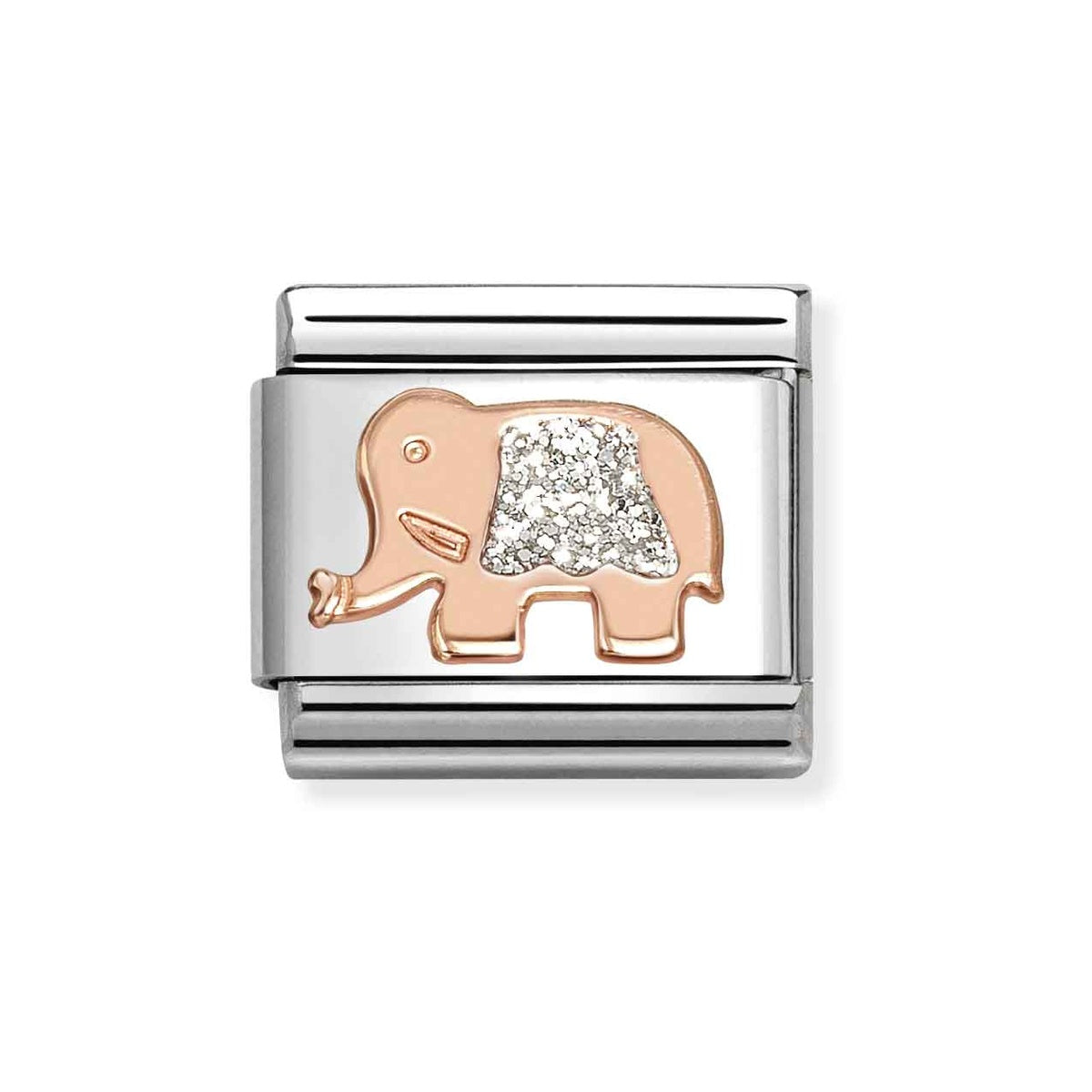 Rose Gold Elephant Charm