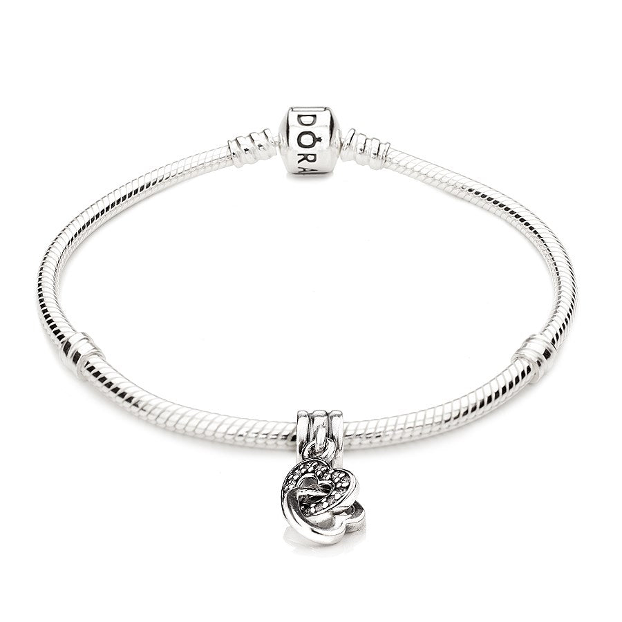 Pandora Interlocked Hearts Charm