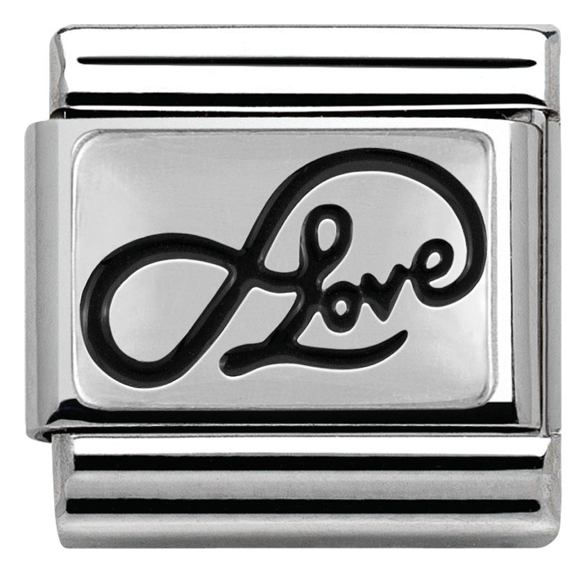 Nomination Black Infinite Love Charm