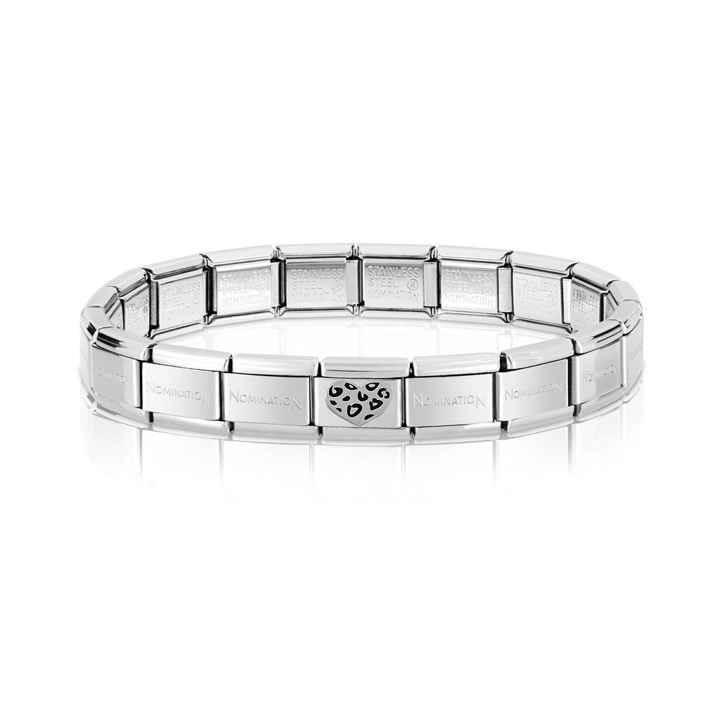 Nomination Leopard Heart Charm