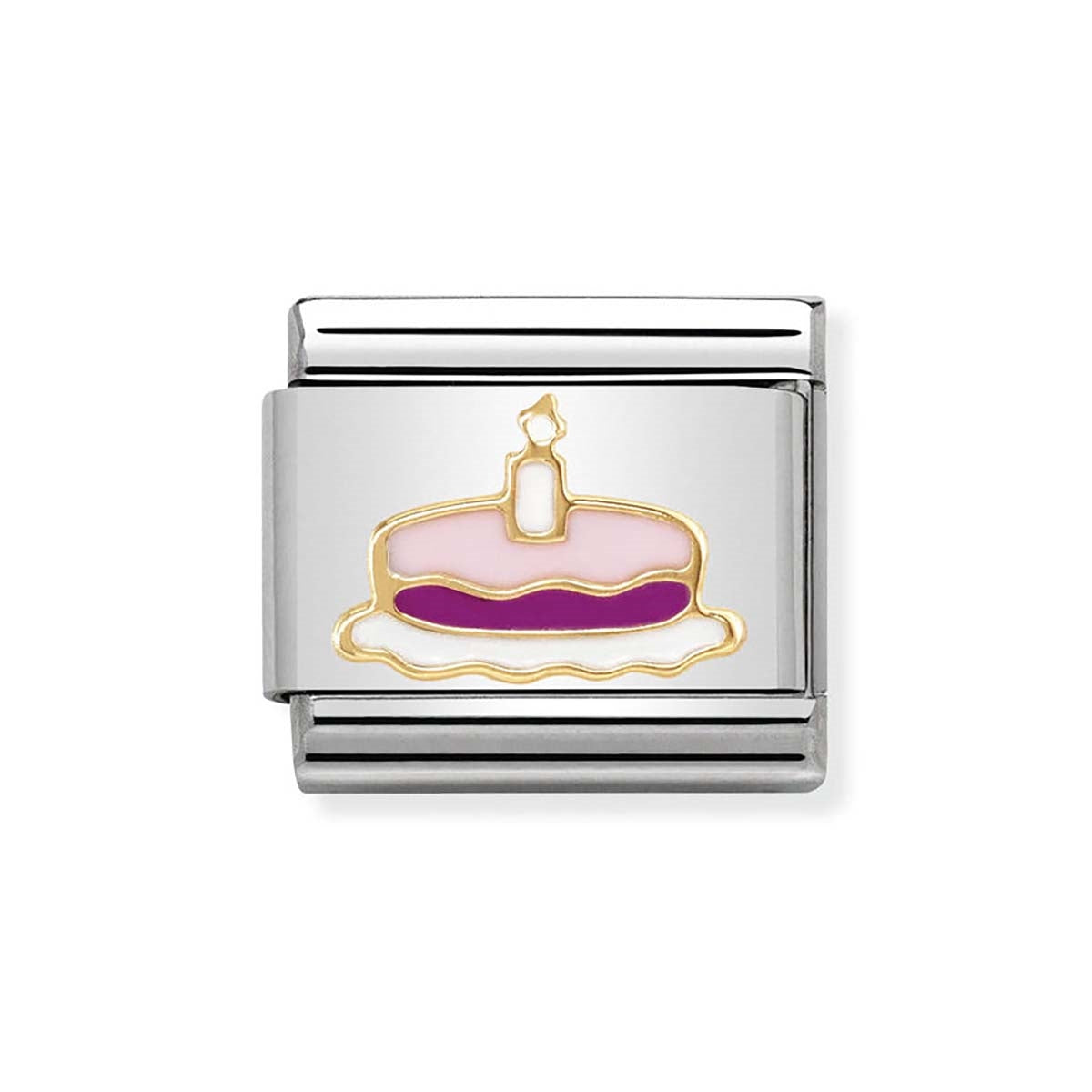 Nomination Pink Cake & Candle Charm