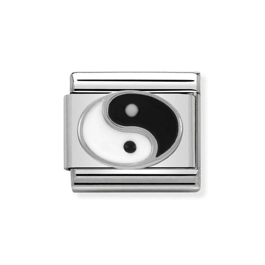 Nomination Silver Yin Yang Charm