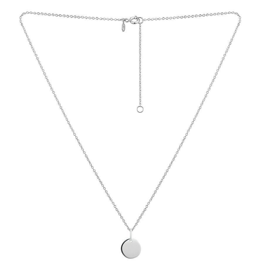 Argento Round Plate Necklace