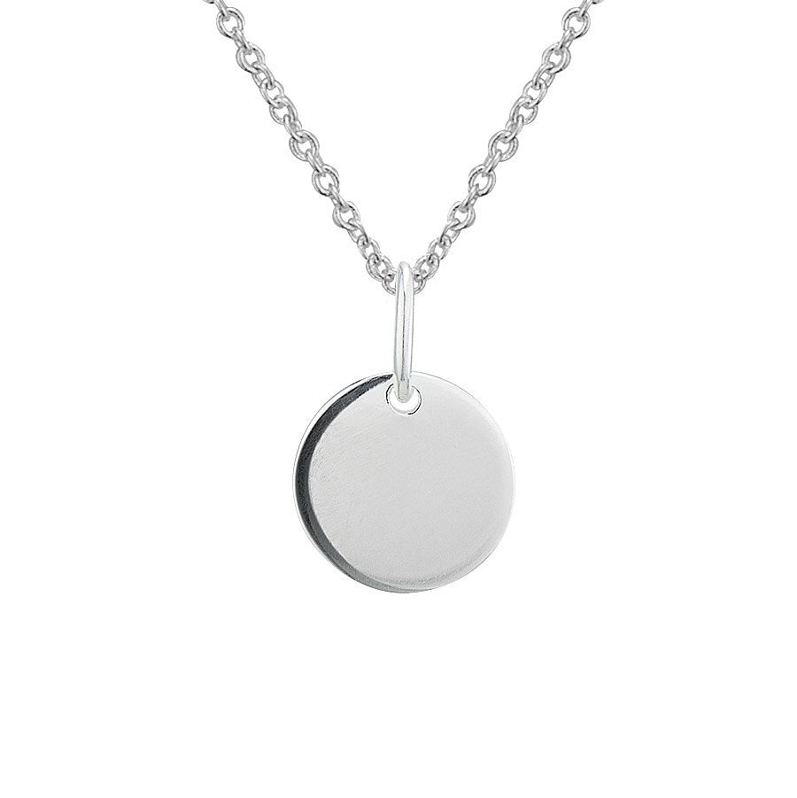 Argento Round Plate Necklace