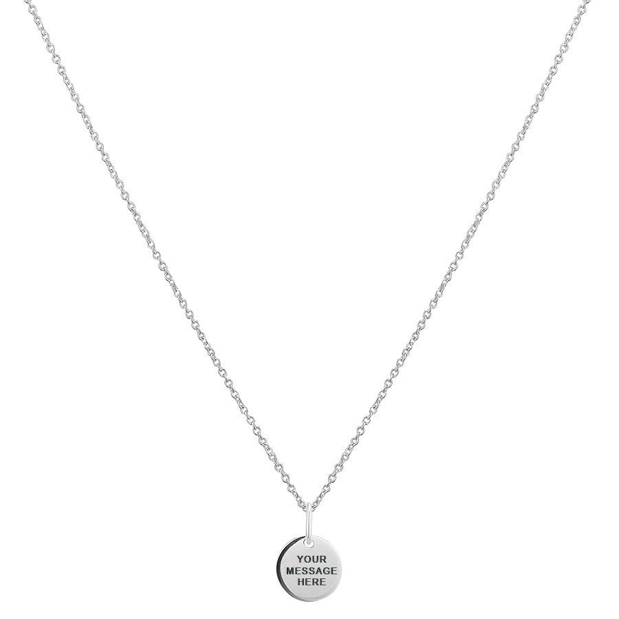 Argento Round Plate Necklace