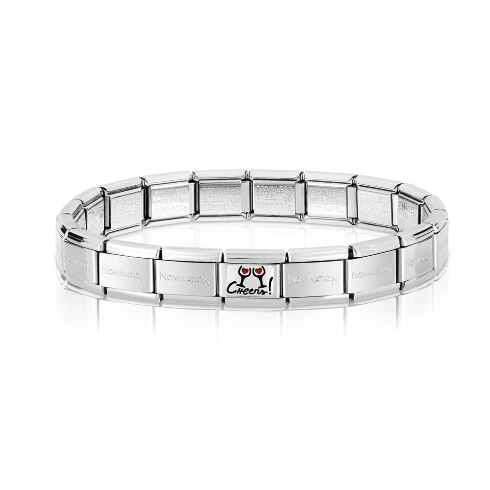 Nomination Silvershine Cheers Glasses Charm