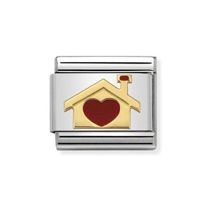 Nomination Home with Heart Charm
