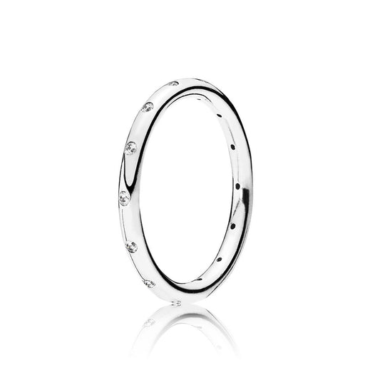 Pandora Silver ring with CZ 
