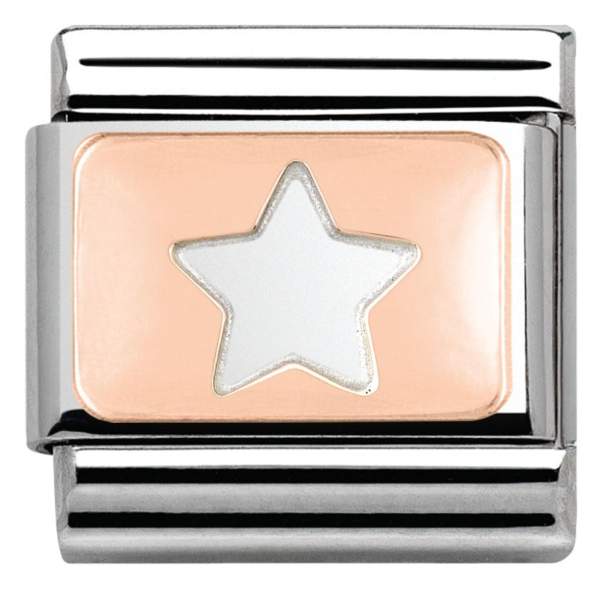 Nomination Rose Gold Star Charm