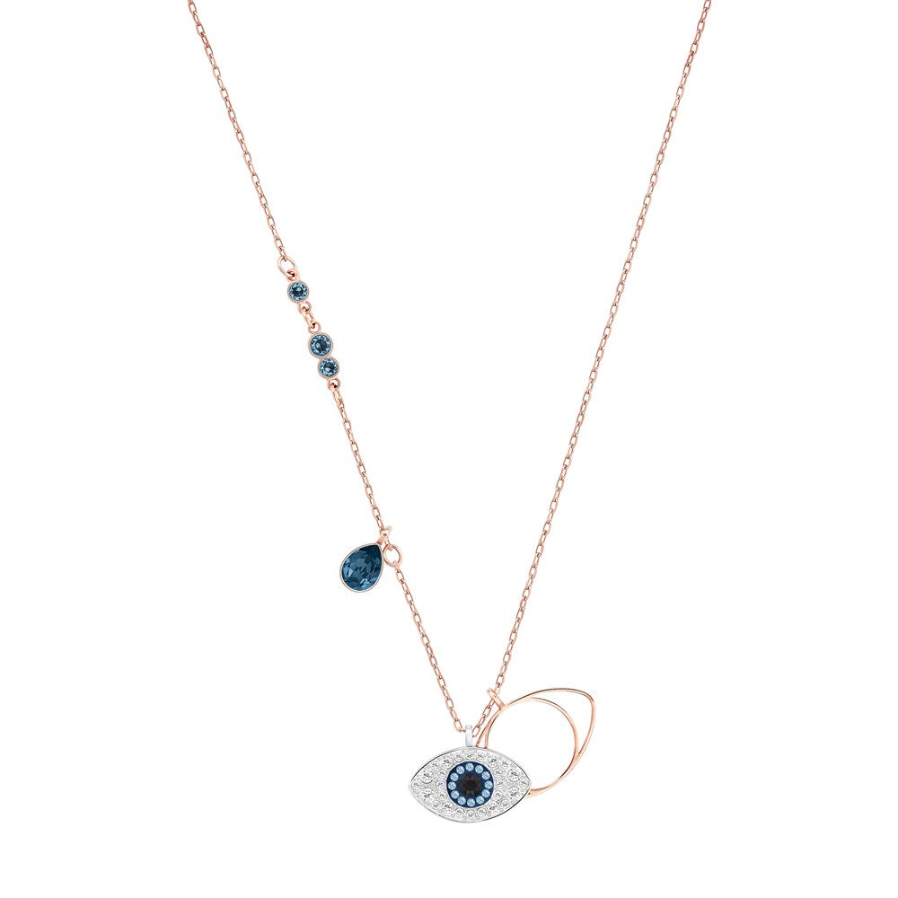 Swarovski Duo Evil Eye Pendant