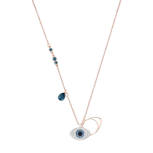 Swarovski Duo Evil Eye Pendant
